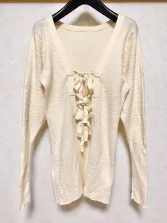 ROPE カシミヤ混　ニットカーディガン　Mサイズのサムネイル