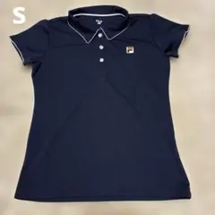 FILA テニス ポロシャツ ネイビー S