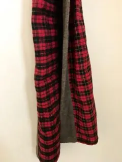 チェックマフラー