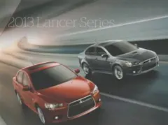 アメリカ仕様　 Mitsubishi　2013年モデル Lancer　カタログのサムネイル