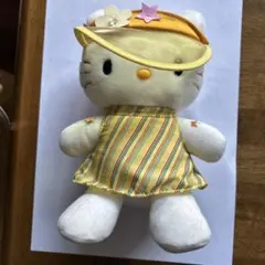 サンバイザーハローキティレトロ ぬいぐるみ