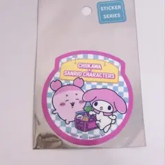 ちいかわサンリオキャラクターズ ステッカー　古本屋　マイメロ