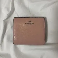 COACH 二つ折り財布 ピンク