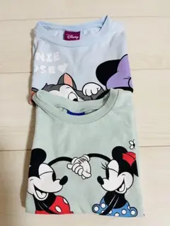 Disney ミッキー＆ミニー Tシャツ 2枚セットのサムネイル