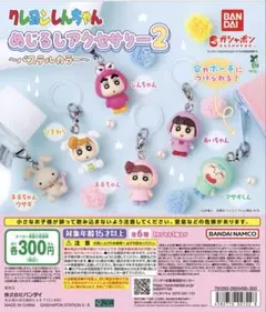 クレヨンしんちゃん めじるしアクセサリー2 パステルカラー コンプリートセット