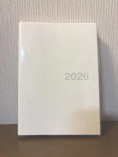 무지 무지 료힌 스케줄 북 2026년 월요일부터 시작, 흰색, B6