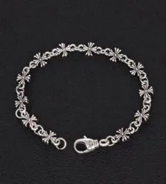シルバー925 花柄モチーフ ブレスレット 9.8g 刻印有 - メルカリ