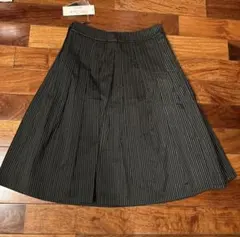ストライプ　黒　スカート