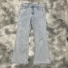 ブーツカットデニム サイズL ライトブルー