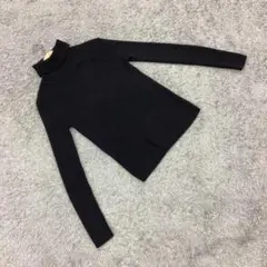 UNIQLO✨エクストラファインメリノリブタートルネックセーター 黒(M)