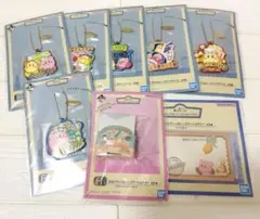 星のカービィ　一番くじ　F賞　ラバーチャーム　H賞　ステーショナリー　9点セット