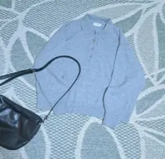 LEPSIM　襟付きニット　グレー　Fサイズ　未使用品