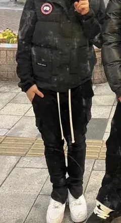 mnml パンツ　フレアデニム