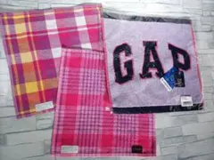 GAPタオルハンカチ　SENSEタオルハンカチ　３枚セット