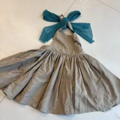 ベージュ ドレス風エプロン baby (80-90cm) マールマール