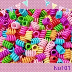 No101デコパーツ☆new!くるくるパーツ☆mix30個￥150×2