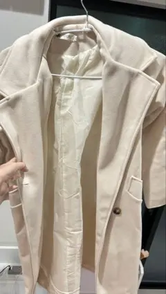 [値下げOK]春にぴったりの薄ピンクのロングコート