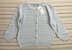 SALE✩.*˚ MISCH MASCH パステルブルー 透かし編みカーディガン