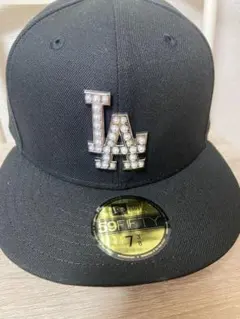 New Era 59FIFTYロサンゼルス・ドジャースブラック 7 3/8