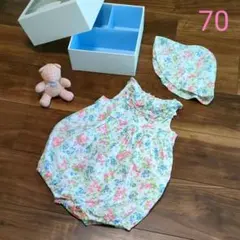 ラルフローレン　花柄ロンパース 70