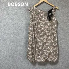 BOBSON花柄 ノースリーブ バルーンヘム トップスのサムネイル