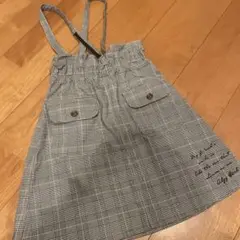 algy ジャンバースカート 140cm チェック柄