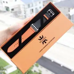 MODIGI アップルウォッチ10 レザーバンド 本革ベルト 46mm 42