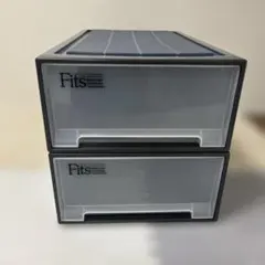 Fits フィッツ収納ケース 74cm 2個セット ブルー 天馬のサムネイル