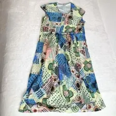 TSUMORI CHISATO/ツモリチサト】美品 ワンピース 半袖 緑 - メルカリ