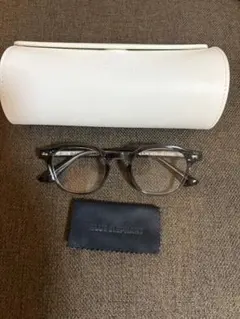 BLUE ELEPHANT クリアフレーム メガネ　ダークグレー色　ウィメンズ