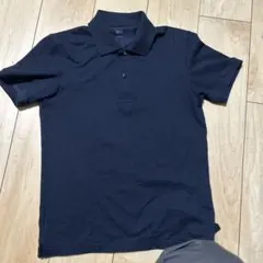 ユニクロ　ポロシャツ　ネイビー　XS