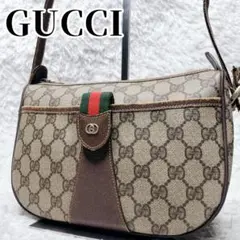 GUCCI オールドグッチ ショルダーバッグ シェリーライン インターロッキング
