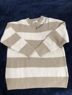 【お値下げしました】Pinklatte ボーダーニットXS 150cm