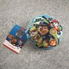 パウパトロール　キーホルダー　ストラップ　ポーチ　丸形　直径10cm