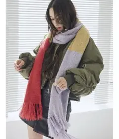 新品未使用　jouetie マフラー　ボリュームニットマフラー　レディースのサムネイル