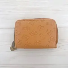 【未使用】リンネル付録　miffy　おばけミッフィー キーチェーン付じゃばら財布