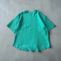 DISCUS ATHLETIC ワッフル サーマル Tシャツ M グリーンのサムネイル