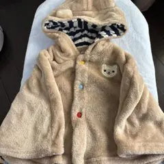 ピッコロ　Piccolo フード付きベビーポンチョ　キムラタタン