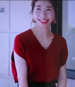 ボルドー ニット