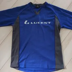 LUCENT Vネック長袖シャツ S 青