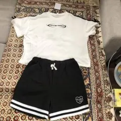 新品タグ付きTシャツとショートパンツセット 150cm
