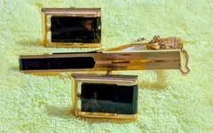 ネクタイピンとカフスボタンセット　ブランド不明(AI検索だとダンヒルと表示)