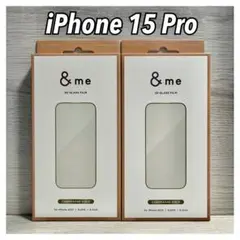 【新品】エレコム iPhone 15 Pro ガラスフィルム②CG