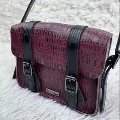 【未使用】Dr. Martens ミニサッチェルバッグ ワインレッドのサムネイル