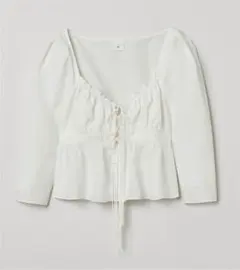 New! H&M リヨセルブランドブラウス