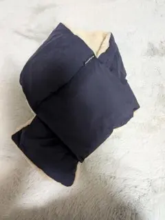 リバーシブル ネックウォーマー ネイビー