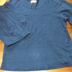 プランテーション 藍色 カットソーＭ