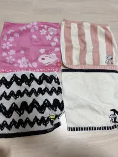 ハンカチ　スヌーピー 4枚セット