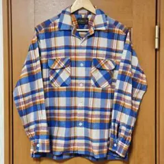 PENDLETON オープンカラーフランネルシャツ ボードシャツ Mサイズのサムネイル
