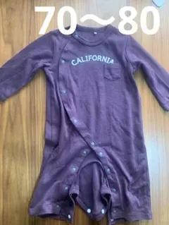 長袖冬用ロンパース 70 80